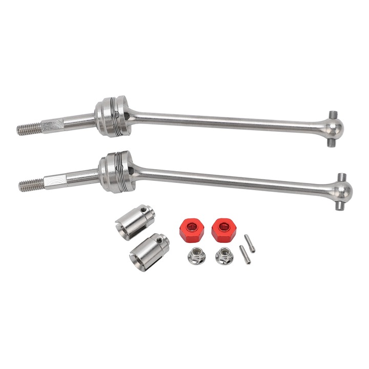 Arborele de transmisie CVD Enforose din otel, aliaj de aluminiu, inlocuire a articulatiei axului de transmisie pentru masina RC TRAXXAS SLASH 1/10