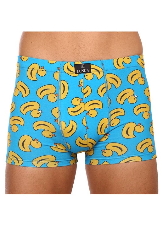 Boxeri barbati Lonka (Kevin-ducks, Galben/Albastru