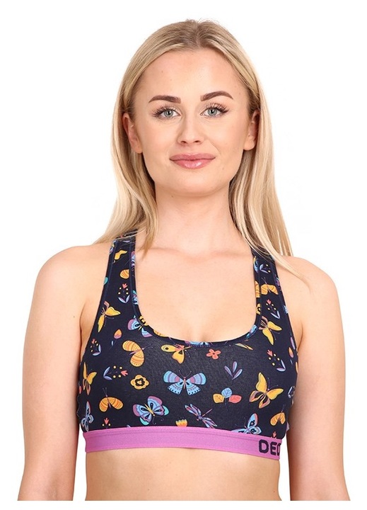 Bustiera dama, Dedoles, Bumbac, Multicolor, L