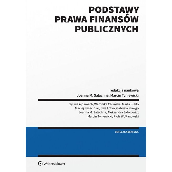 Podstawy prawa finansow publicznych, 2024, 375 pagini, editie 1
