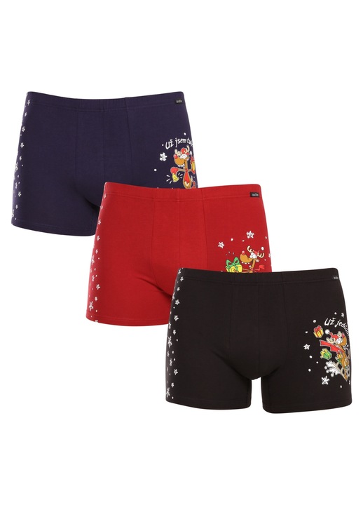 Set 3 perechi de boxeri pentru barbati Andrie PS 5779, multicolor