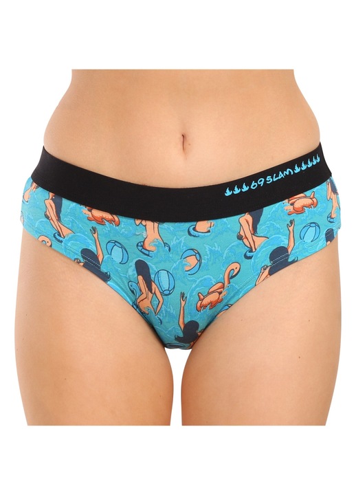Chiloti dama 69SLAM, bambus, confortabili, antibacterieni, multicolor, fibra naturala, M INTL