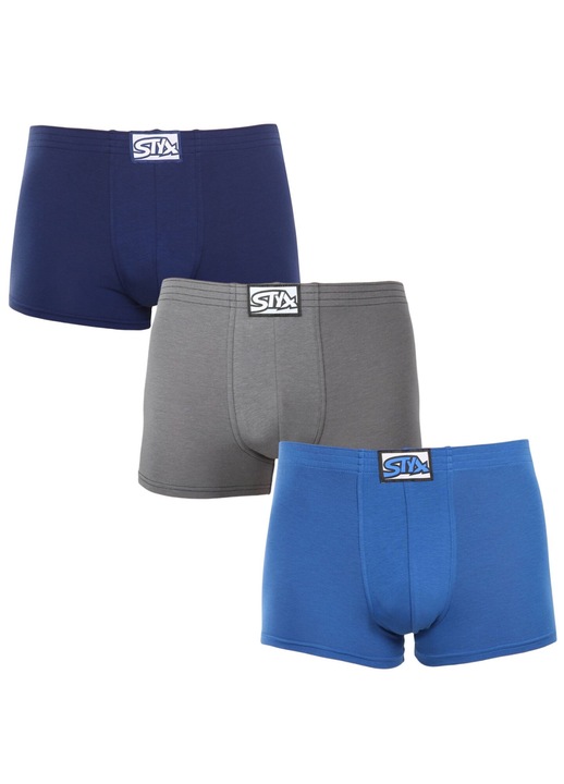 Set 3 perechi boxeri barbati 3Q96837, Styx, Bumbac, Multicolor