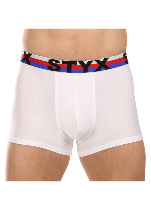 Boxeri barbati G2061, Styx, Elastan, Alb