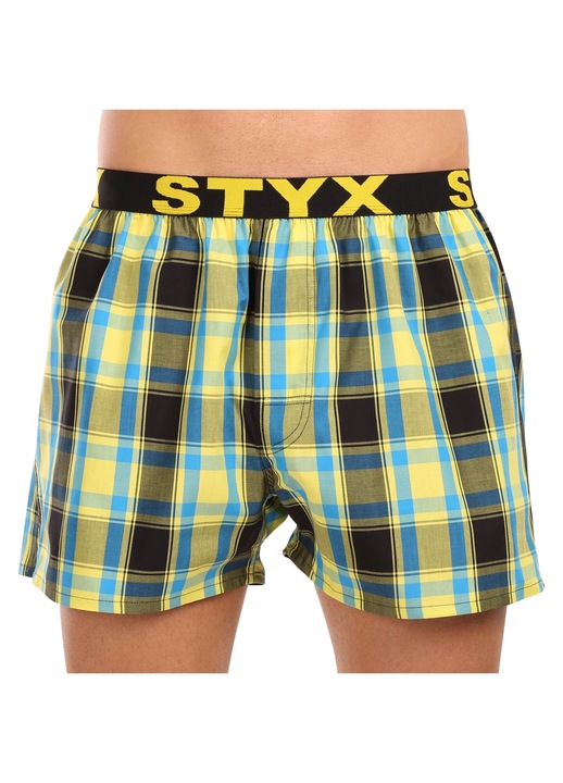 Lenjerie intima barbati sport bumbac multicolor, Multicolor