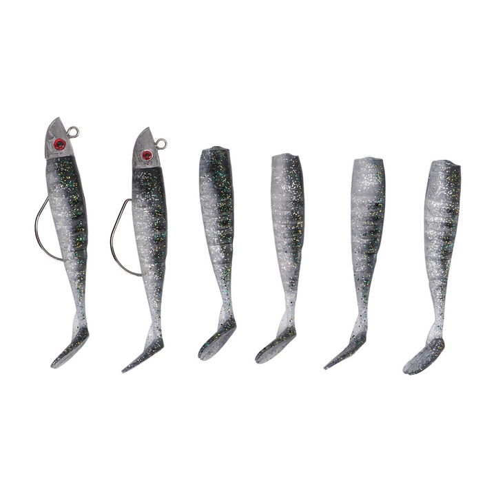 Enforose szilikon műcsali szett, sós és édesvízre, 2 szett