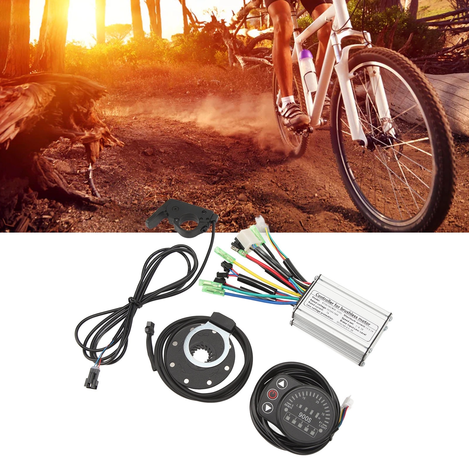 Kit de conversie bicicleta electrica Jormftte, controler motor 36V
