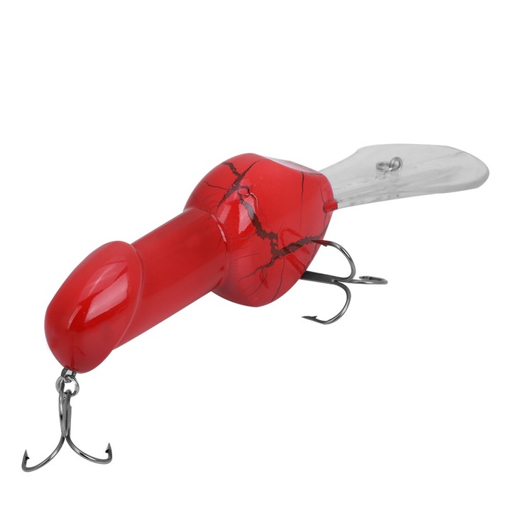 Jormftte műcsalik, 14cm, merülési mélység 2-3m, piros, 1 darabos készlet