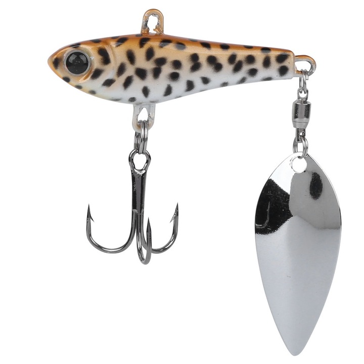 Jormftte műcsali, 3 db-os szett, VIB 20g, narancssárga fekete pontokkal