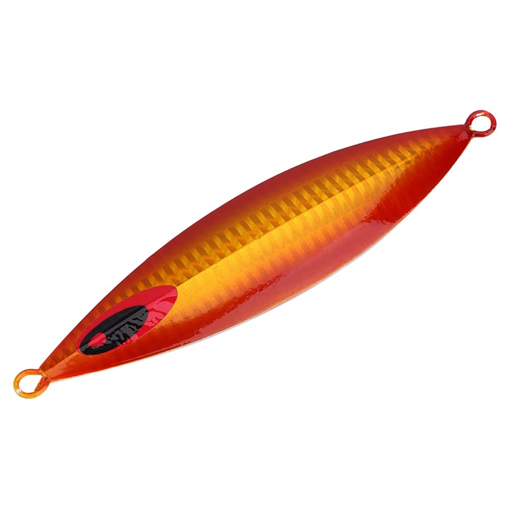 Momeala de pescuit metalica, Enforose, rosu/auriu