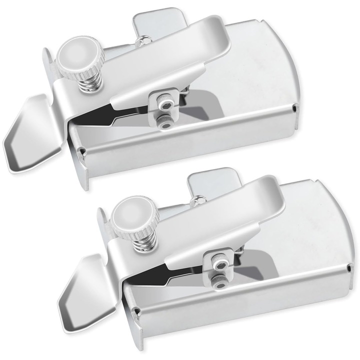 Set 2 accesoriu pentru masina de cusut, Axroad Mall, Design magnetic, Ghid de cusatura precisa, Usor de utilizat, Otel inox, Argintiu
