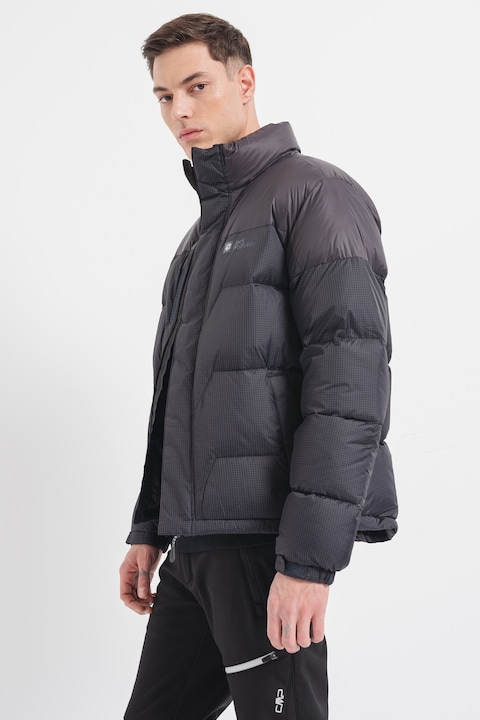 Jack Wolfskin, Подплатено зимно яке с хайкинг, Черен