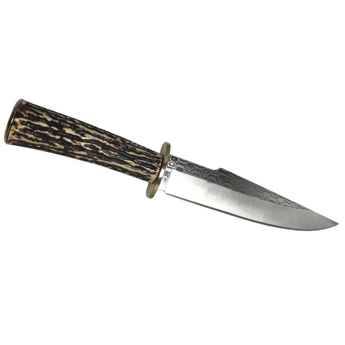 Cutit de vanatoare Corn de Cerb, otel, 30 cm, teaca inclusa - eMAG.ro
