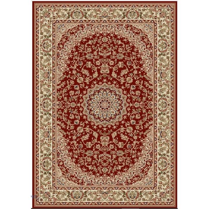 Covor Model Covorexpert Lotos 1555-210, Marime 200 x 300 cm, Grena, Rosu, Lungime Fir 8 mm, Antialergic, Polipropilena, Living, Dormitor, Sufragerie, Birou 200 x 300