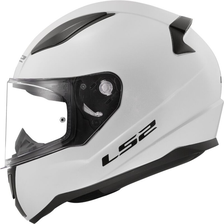 Casca moto Ls2 FF353 Rapid II White Glossy, omologare ECE 22.06, marime XXL