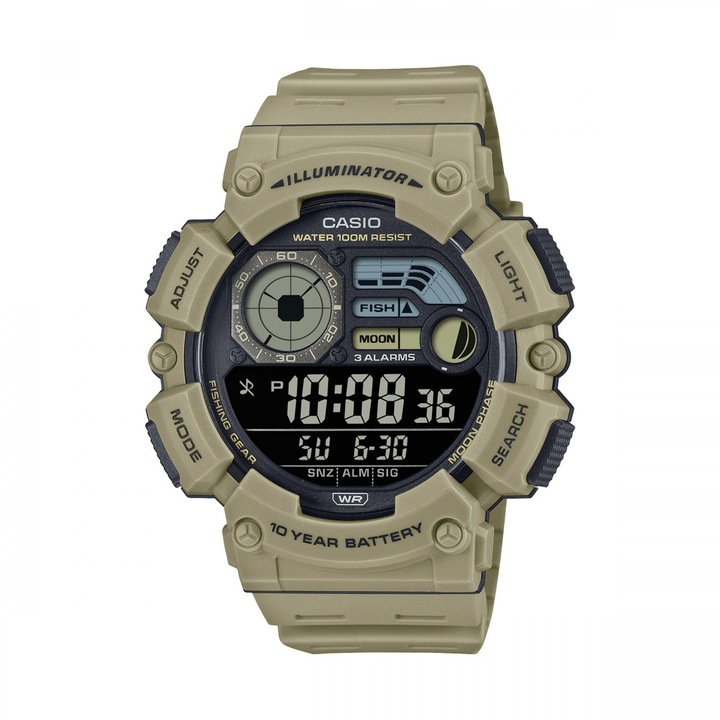 Мъжки часовник Casio, Collection WS WS-1500H-5BVEF, Дигитален