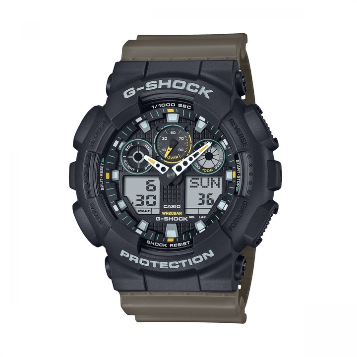 CASIO G-SHOCK Férfi Karóra Classic GA-1 GA100TU1A3ER