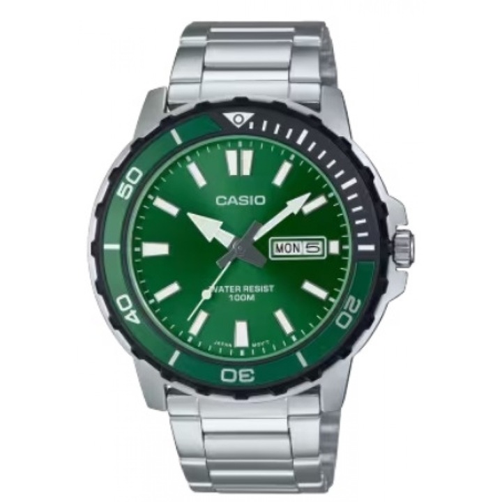 Ceas Barbati, Casio, Collection MTD - 454679, Verde
