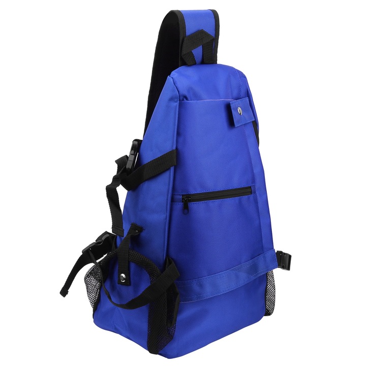 Jóga sport hátizsák, longziming, 1680D Oxford, 3 zseb, kék