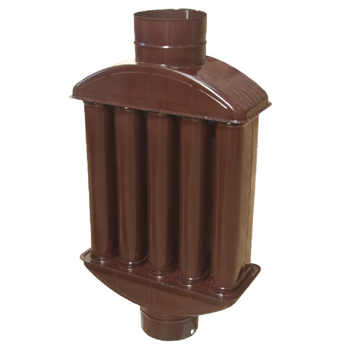 Recuperator Caldura Emailat 120 mm Maro