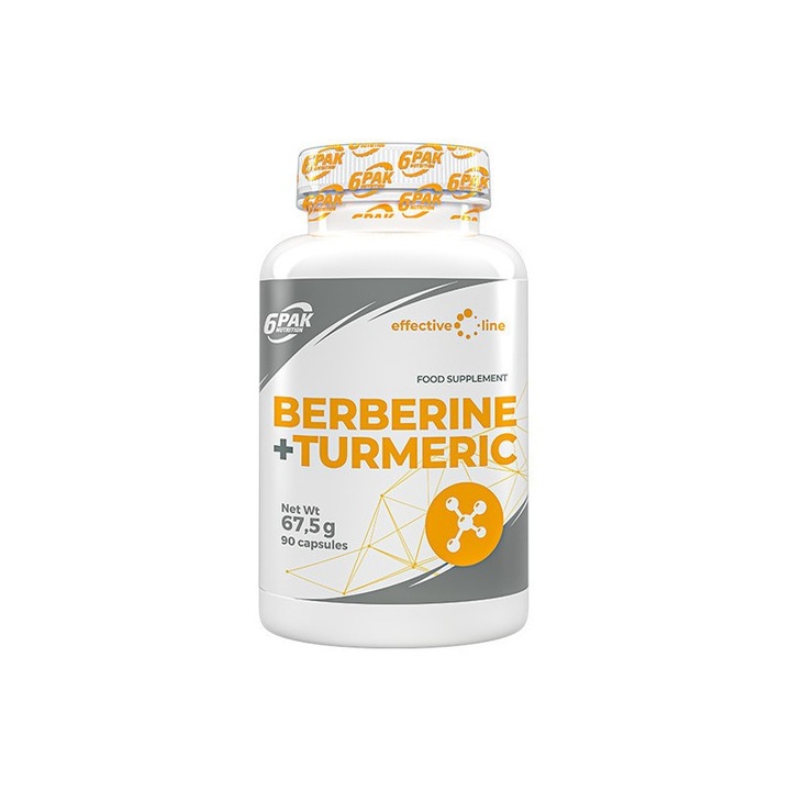 Berberine+kurkuma 90 kapszula, 6 PAK