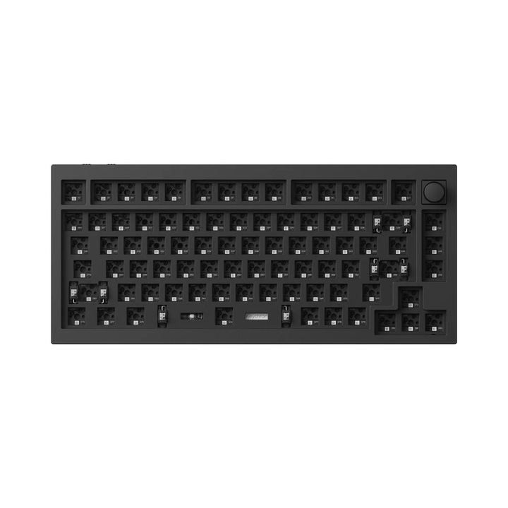 Безжична механична клавиатура Keychron Q1 Max QMK/VIA, Hot-Swappable, 2.4GHz, Bluetooth 5.1, USB-C, Barebone, черна