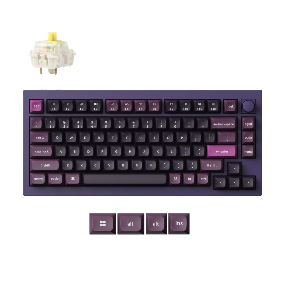 Tastatura Mecanica Wireless Keychron Q1 Max QMK/VIA, Hot-Swappable