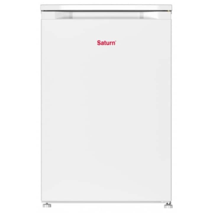 Congelator Saturn ST-CF1985U, 55W, 85L, Clasa E, Defrost, H 88 cm, Termostat de control, Nivel de zgomot 39 dBA, Agent frigorific R600a, Alb