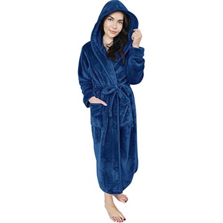 Халат за баня с качулка