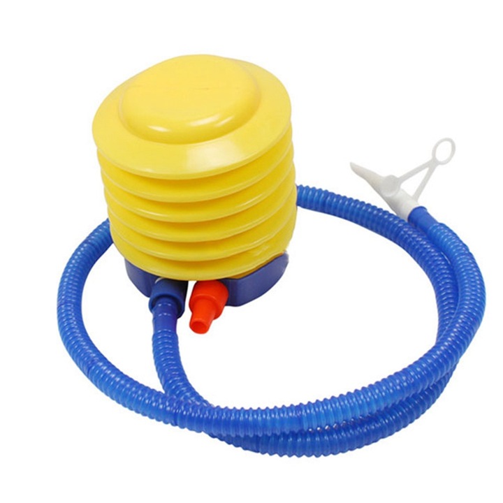 Hordozható pumpa, hosszúkás, 2 fúvókával, kihúzható csővel, könnyen hordozható