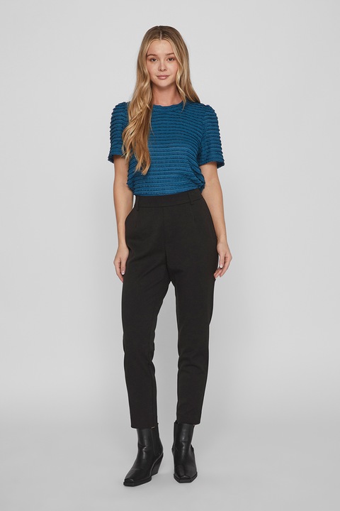 Vila, Pantaloni regular fit, Negru