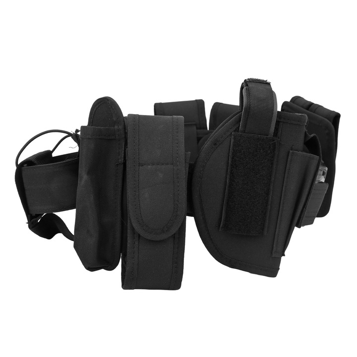 Deréköv kültéri tevékenységekhez, AMRINUGL, 10 zsebbel, 600D Oxford anyagból, fekete színű