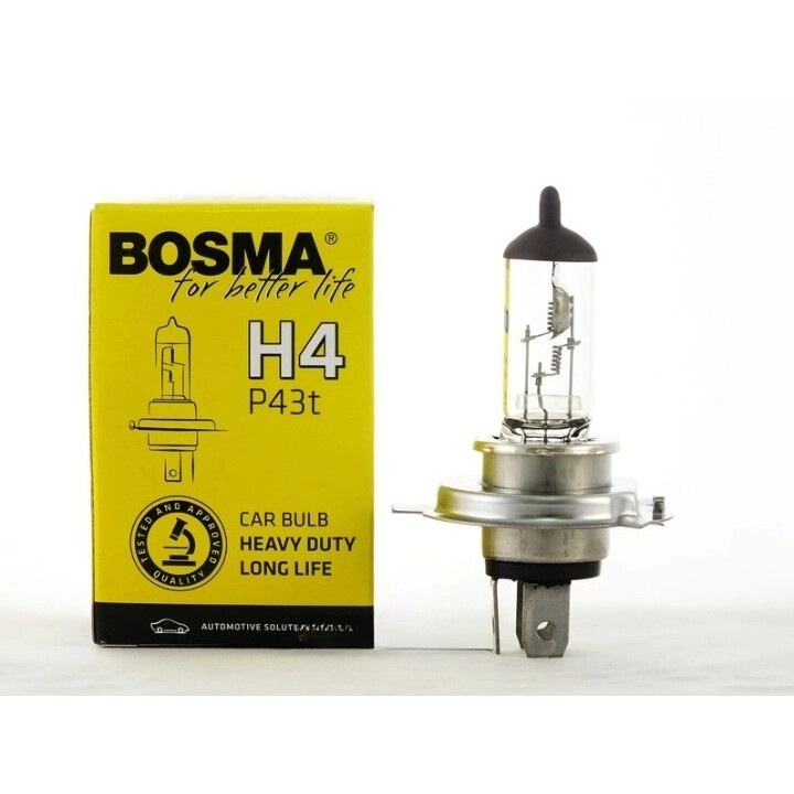 Bec auto H4 24V 75/70W P43t Long Life Bosma