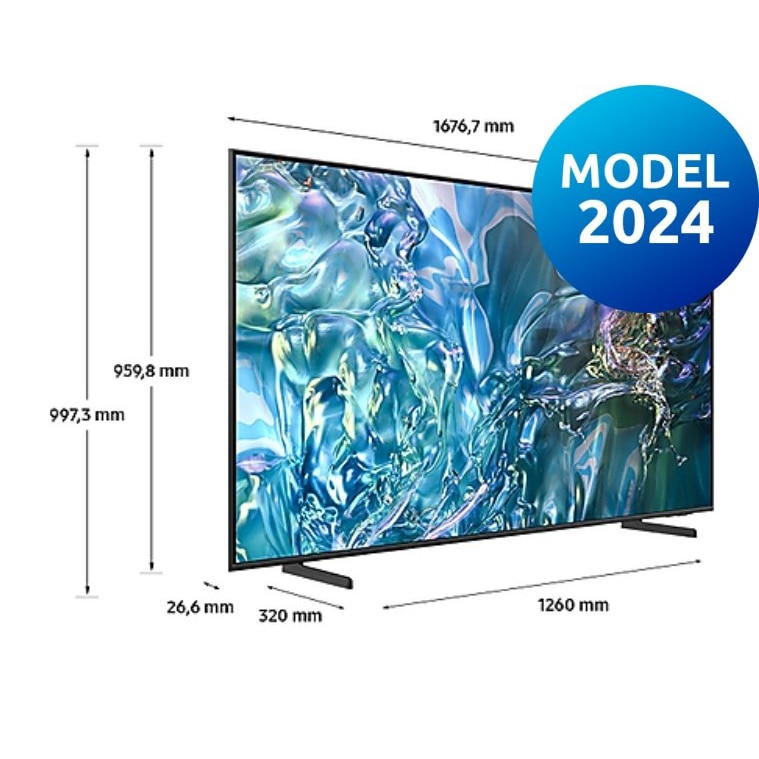 Televizor QLED Samsung 139 cm 55" QE55Q67DAUXXH, Ultra HD 4K, Smart TV, WiFi, CI+