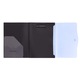 Mapa Strigo PP, A4, 13 compartimente, inchidere cu elastic, clips metalic, albastru