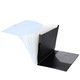 Mapa Strigo PP, A4, 13 compartimente, inchidere cu elastic, clips metalic, albastru