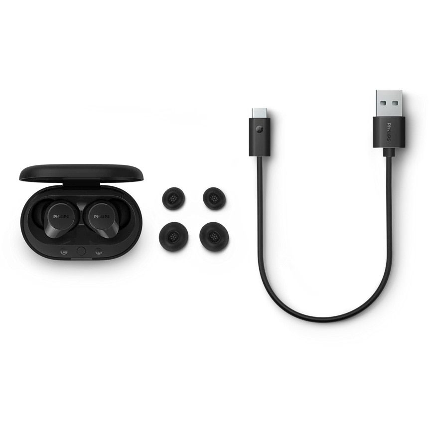 Casti In-Ear Philips TAT1209BK/00, True wireless, Bluetooth