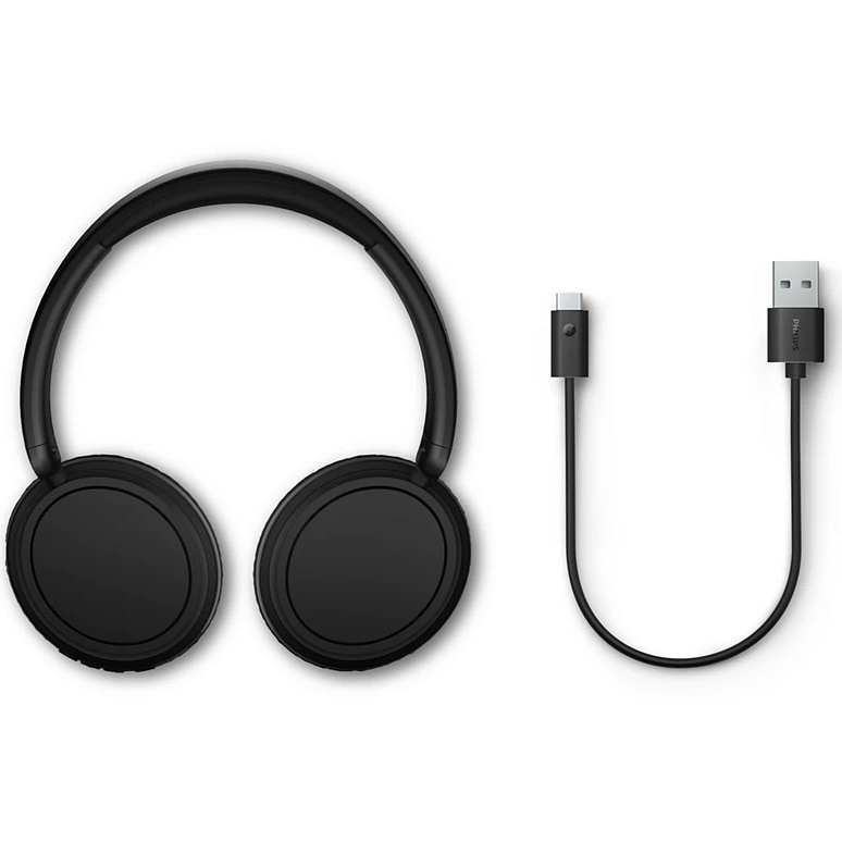 Cuffie Wireless Philips TAH5209BK On-Ear – 65 Ore Di Autonomia, Bassi Dinamici, Chiamate Chiare E Ricarica Rapida USB-C - 3