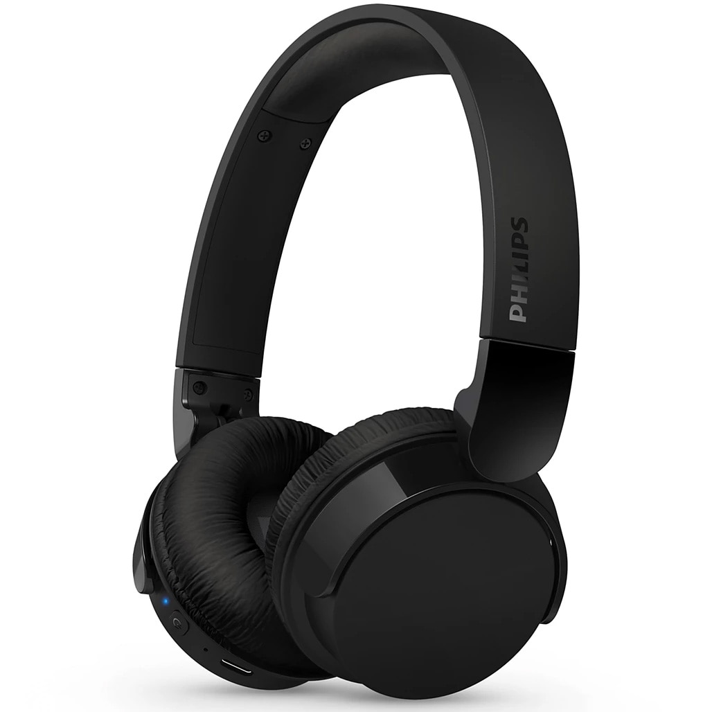 Casti On-Ear Philips TAH4209BK/00, Wireless, Bluetooth, Microfon, Autonomie 55 ore, Negru