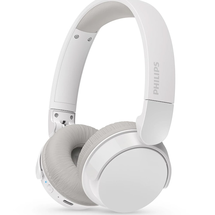 Слушалки On-Ear Philips TAH3209WT/00, Wireless, Bluetooth, Микрофон, Бял