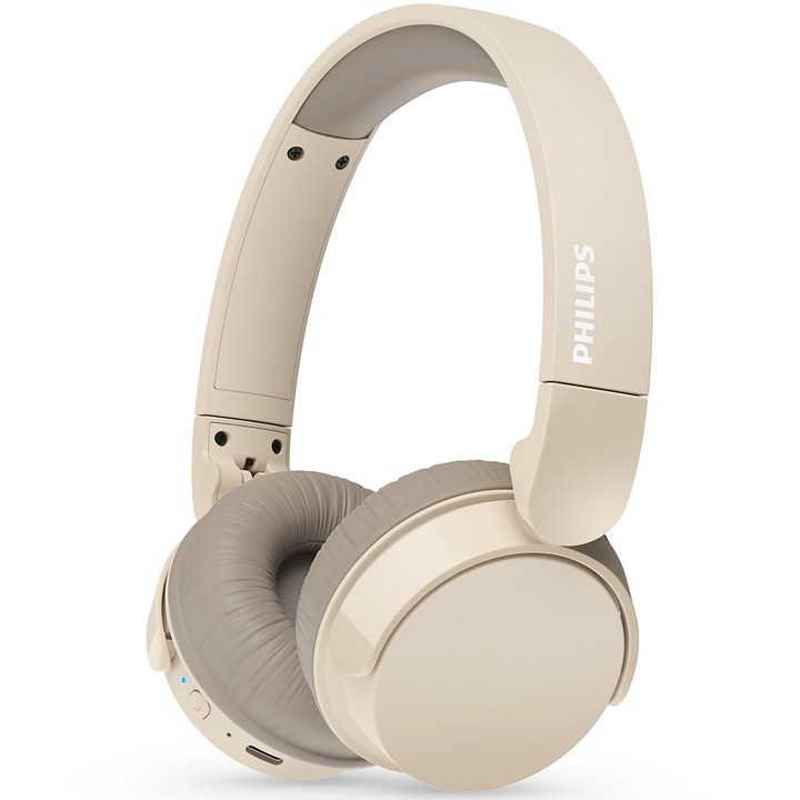Philips TAH3209BG/00 on-ear fejhallgató, vezeték nélküli, Bluetooth, Mikrofon, Bézs