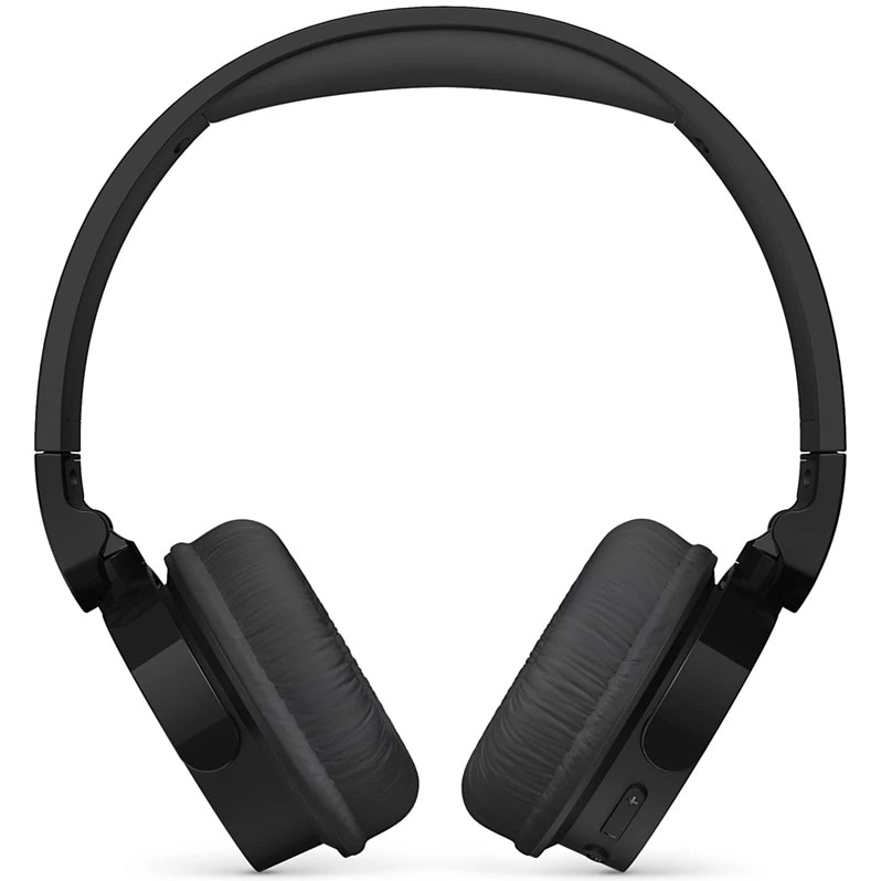 Casti wireless on-ear Philips TAH3209BK/00, Bluetooth 5.3, autonomie 25 h, microfon si control volum, pliabile, negru