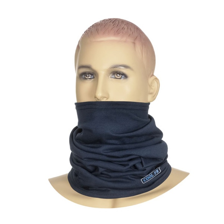 Protectie pentru gat ignifuga, bleumarin, Weldas, 31-1950