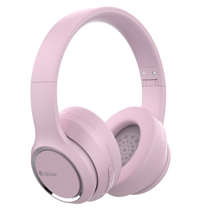 Bluetooth слушалки Devia Kintone розови
