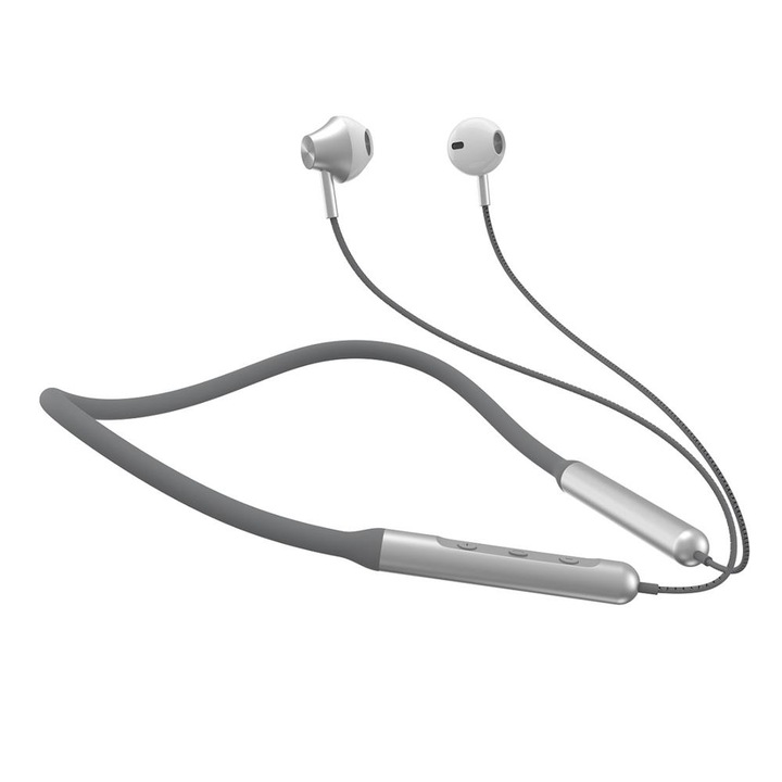 Bluetooth смарт слушалки Devia 702-v2 сиво-сребристи