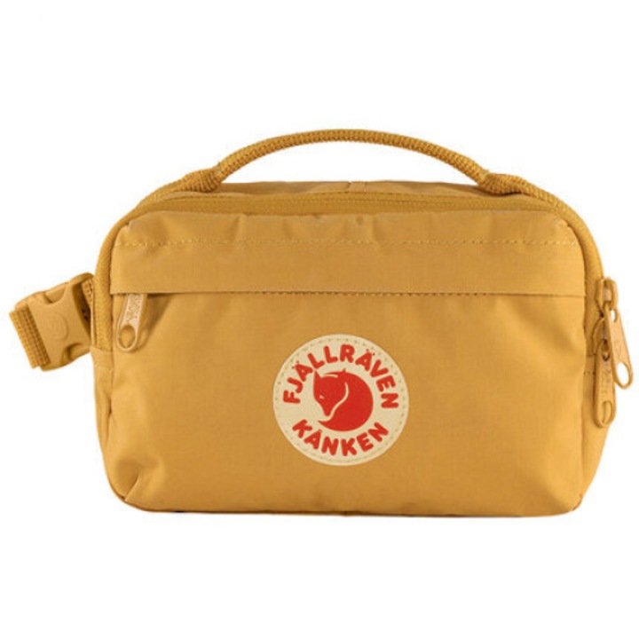 Fjallraven Kanken táska, szintetikus Oxford, 18x9x12cm, sárga