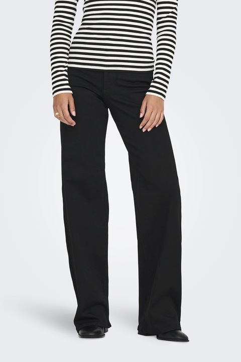 Only, Blugi cu croiala ampla, Negru