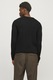 Jack & Jones, Pulover cu decolteu rotund Pannel, Negru