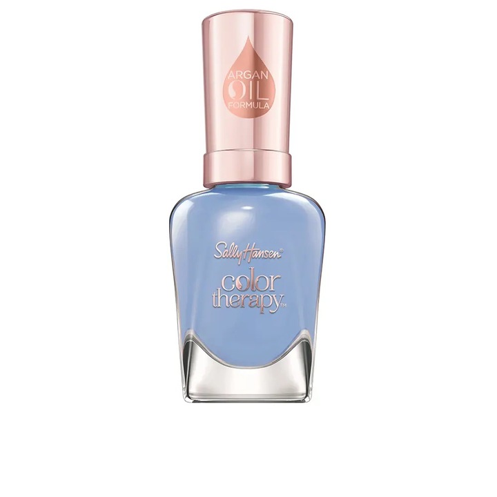 Lac de unghii cu finisaj lucios, Sally Hansen Color Therapy, 454 Dressed To Chill, 14.7 ml