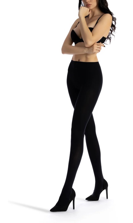 Dres dama Laura Baldini Second Skin 200 DEN, Negru